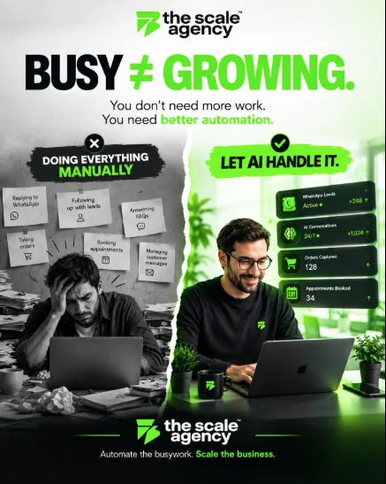 Instagram post: Busy is not growing